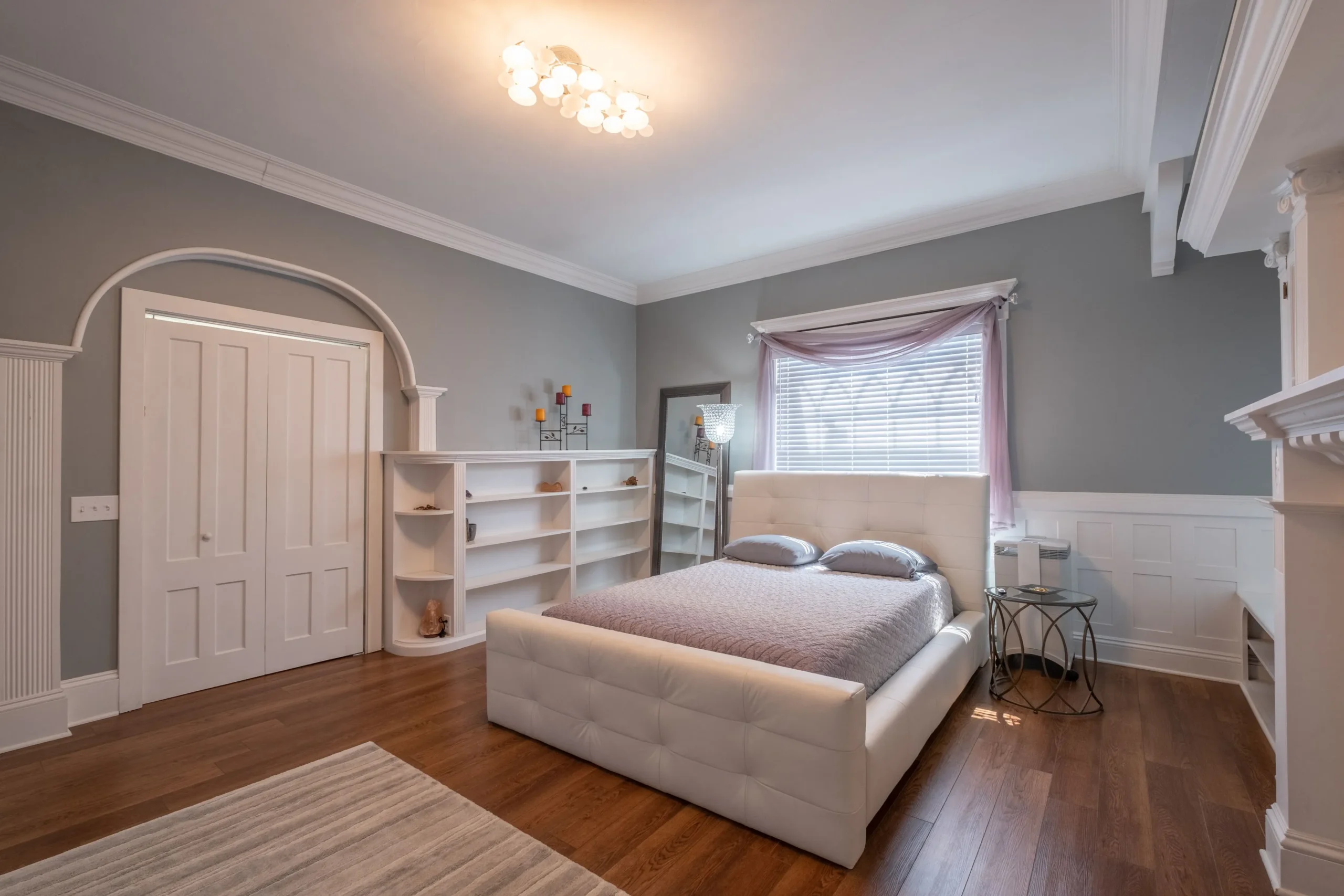Fully rebuilt Emerald Park room after restoration featuring high-end finishes